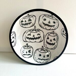 Jack O’ Lantern Lane Halloween Serve Bowl/Candy Dish • Preowned • SUPER CUTE!! 🎃